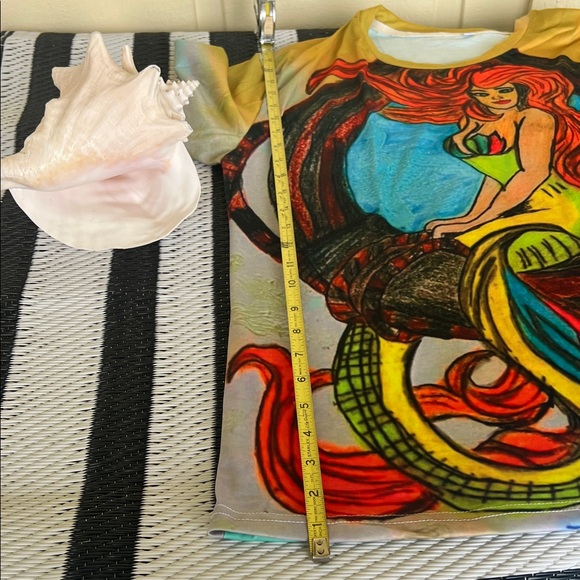 Colorful Mermaid Graphic T-Shirt,” Tails Of Mia.”Future Fiction story ( M) - Picture 3 of 5